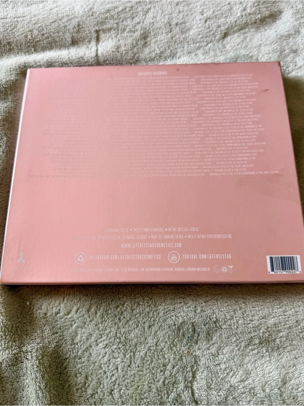 BNIB Jeffree Star Cosmetics O Eyeshadow Palette